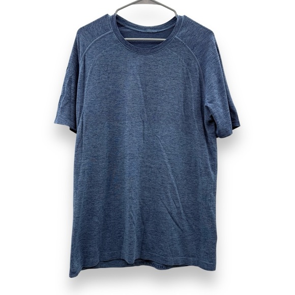lululemon athletica Other - Lululemon Metal Vent Tech Short Sleeve Shirt‎ in Dark Blue Sz L